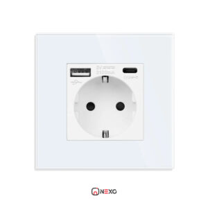 پریز ارت USB دار | مدل HOMO